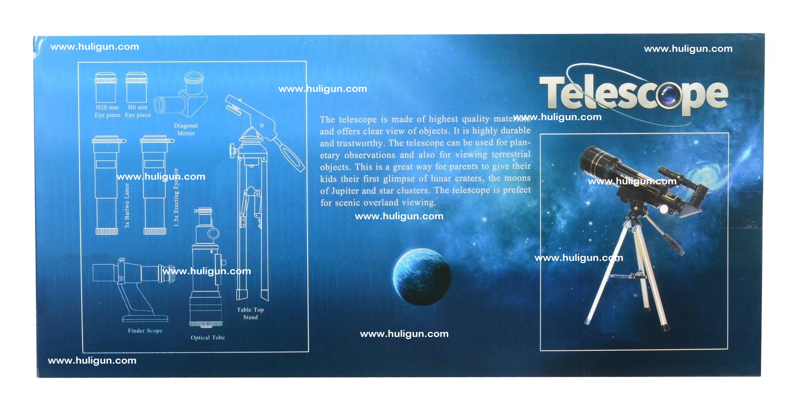 Dr. Mady's Short Tube Refractor Telescope 70mm/ 400mm up to 200x magnification! 400F70 F40070M 4 - Huligun.com Dr Mady Short Tube Refractor 70x400