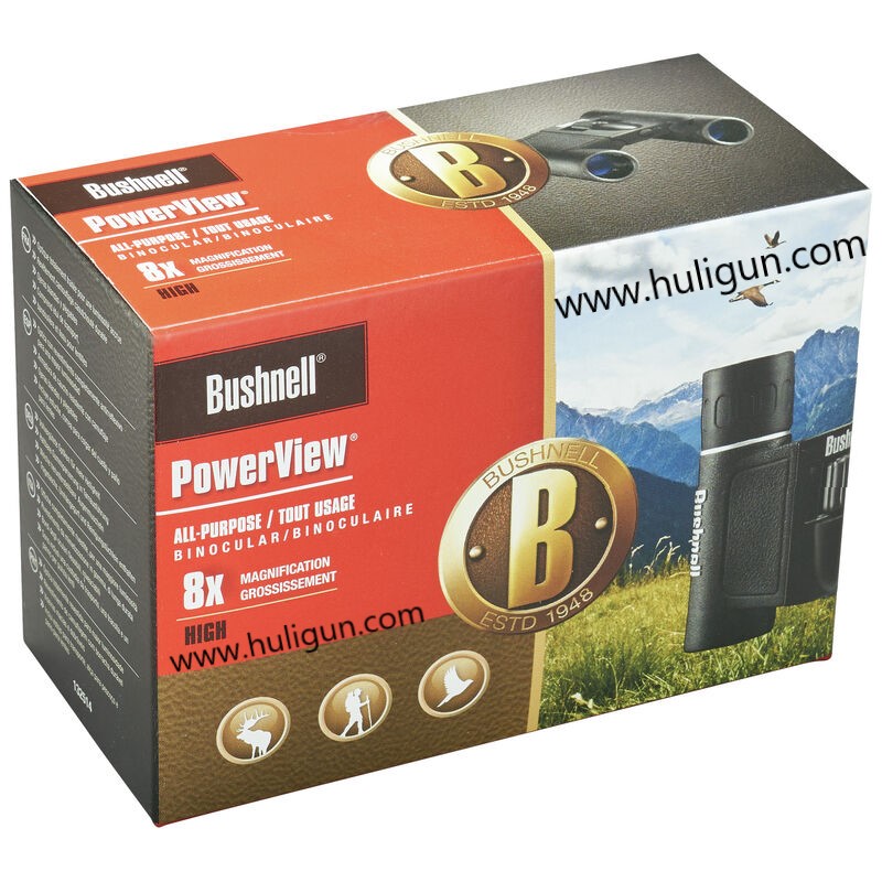 Bushnell Powerview 8x21 Compact Pocket Binocular Roof Prisms 2 - Huligun.com Bushnell Powerview 8x21 Compact Pocket Binocular Roof Prisms - Image 2