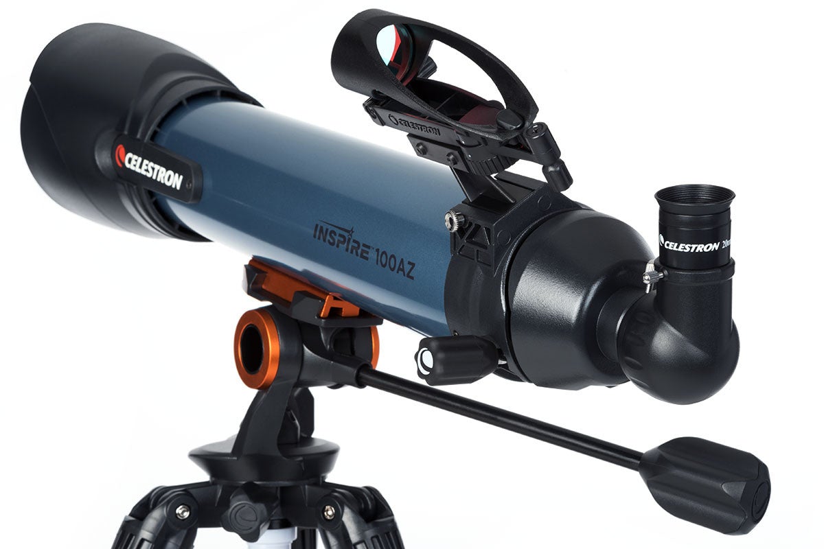Celestron Inspire 100AZ Refractor Telescope with Phone Adaptor 4 - Huligun.com Celestron Inspire 100AZ Refractor Telescope with Phone Adaptor - Image 4