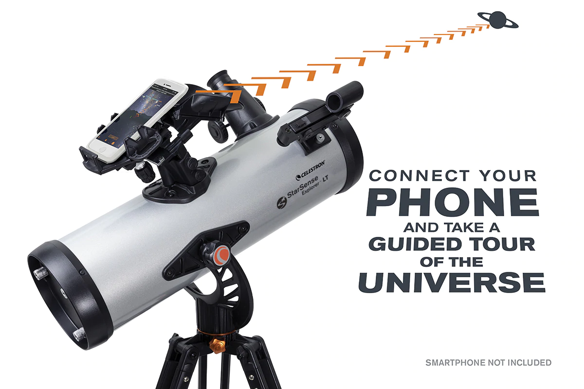 Celestron StarSense Explorer LT 114AZ Smartphone App-Enabled Reflector Telescope 1 - Huligun.com Celestron Starsense Explorer LT 114AZ Smartphone App EnabledReflector Telescope