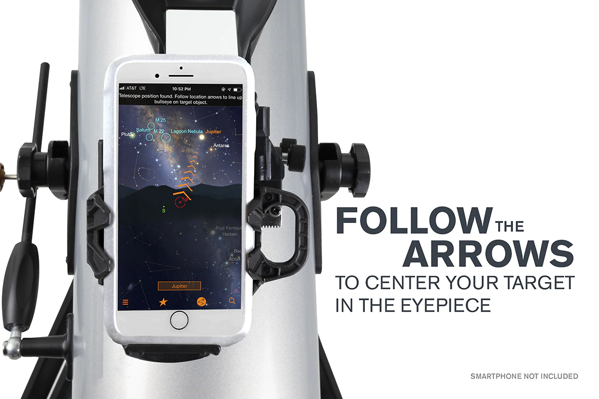 Celestron StarSense Explorer LT 114AZ Smartphone App-Enabled Reflector Telescope 3 - Huligun.com Celestron StarSense Explorer LT 114AZ Smartphone App-Enabled Reflector Telescope - Image 3