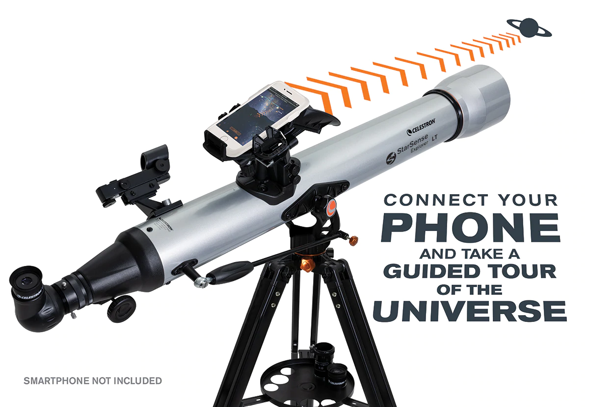 Celestron StarSense Explorer LT 80AZ Smartphone App-Enabled Refractor Telescope 1 - Huligun.com Celestron Starsense LT 80AZ Refractor Smartphone App-Enabled Telescope