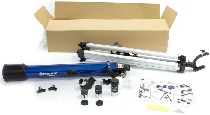 Meade 70AZ Refractor Telescope - Excellent for Beginners and Loaded with Accessories 2 - Huligun.com Meade 70AZ Refractor Telescope - Excellent for Beginners and Loaded with Accessories - Image 2