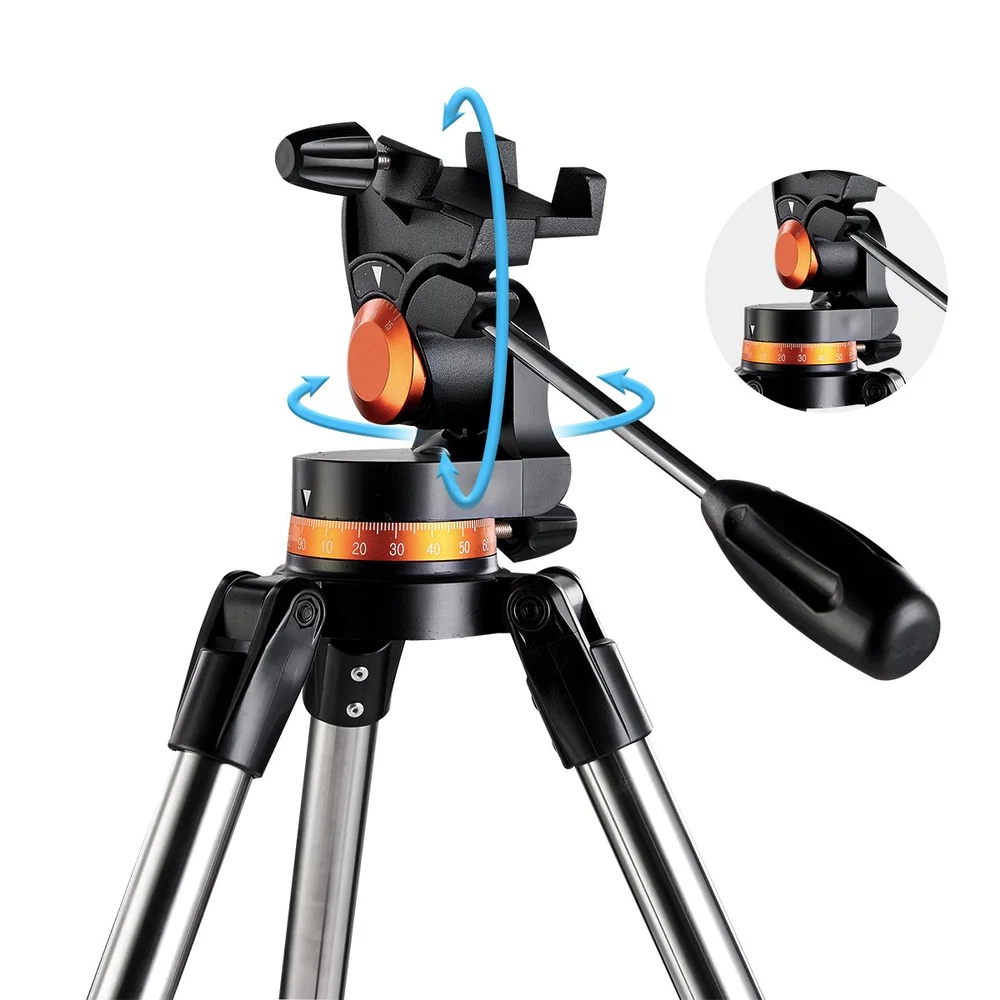 Bestseller 70mm 70AZ Refractor Telescope with Stainless Steel Tripod Heavy Duty Mount and Premium Bag 5 - Huligun.com Bestseller 70mm 70AZ Refractor Telescope with Stainless Steel Tripod Heavy Duty Mount and Premium Bag - Image 5