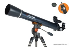 Celestron Astromaster LT 70AZ Refractor Telescope with Phone Adaptor and Moon Filter (22068) With Activation Key