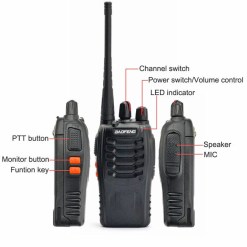Baofeng Walkie Talkie Long Range Two-Way Portable Radio License-Free Multi Channel (Pack of 2) 13 - Huligun.com Baofeng Walkie Talkie Long Range Two-Way Portable Radio License-Free Multi Channel (Pack of 2) - Huligun.com