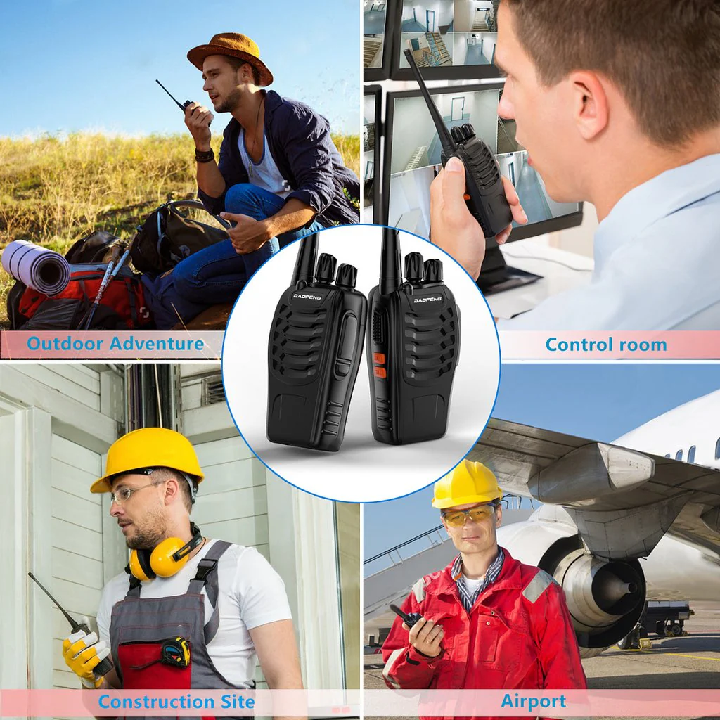 Baofeng Walkie Talkie Long Range Two-Way Portable Radio License-Free Multi Channel (Pack of 2) 11 - Huligun.com Baofeng Walkie Talkie Long Range Two-Way Portable Radio License-Free Multi Channel (Pack of 2) - Image 11