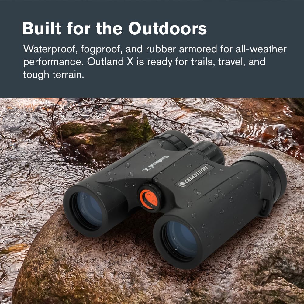 Celestron Outland X 8x25 Roof Prism Binoculars 10 - Huligun.com Celestron Outland X 8x25 Roof Prism Binoculars - Image 10