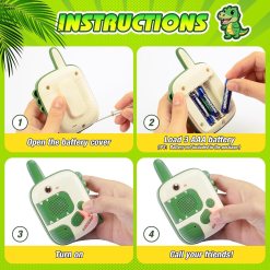 Cute Walkie Talkies for Fun Games (Pack of 2) Walky Talky Dinosaur Design 13 - Huligun.com Cute Walkie Talkies for Fun Games (Pack of 2) Walky Talky Dinosaur Design - Huligun.com