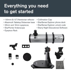Celestron Starsense Explorer 130mm Dobsonian Smartphone App-Enabled Telescope 14 - Huligun.com Celestron Starsense Explorer 130mm Dobsonian Smartphone App-Enabled Telescope - Huligun.com
