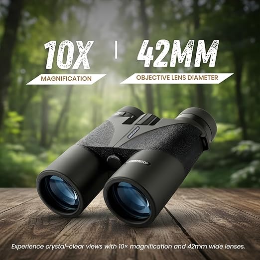 Vanrakshak DRISHTI 10x42 Binoculars (Waterproof and Fogproof) 5 - Huligun.com Vanrakshak DRISHTI 10x42 Binoculars (Waterproof and Fogproof) - Image 5