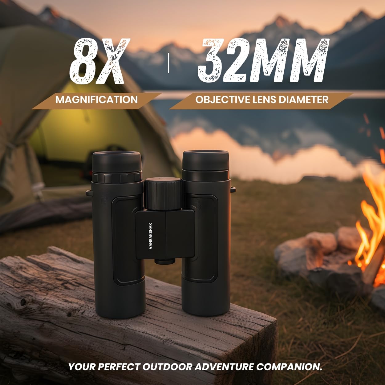 Vanrakshak DRISHTI 8x32 Binoculars (Waterproof and Fogproof) 2 - Huligun.com Vanrakshak DRISHTI 8x32 Binoculars (Waterproof and Fogproof) - Image 2