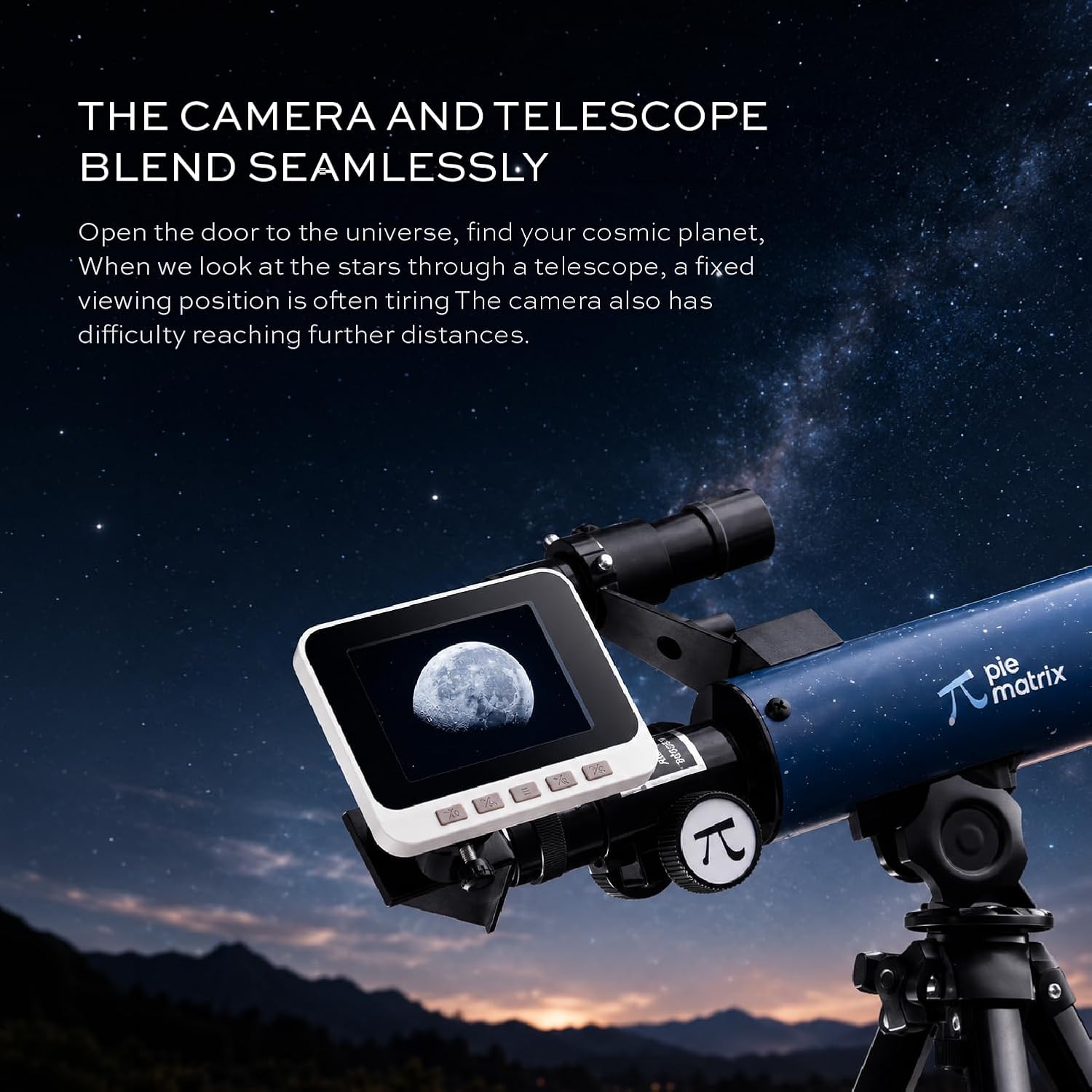 Pie Matrix Wifi Telescope Camera Digital Eyepiece with Screen Wireless Live View Image Capture 10 - Huligun.com Pie Matrix Wifi Telescope Camera Digital Eyepiece with Screen Wireless Live View Image Capture - Image 10