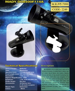 Dr Mady 114mm Tabletop Dobsonian Telescope (114mm/ 500mm) DOB500F114A 4 - Huligun.com Dr Mady 114mm Tabletop Dobsonian Telescope (114mm/ 500mm) DOB500F114A - Huligun.com